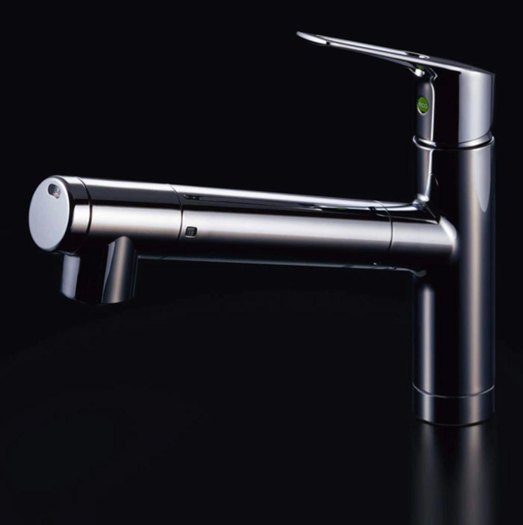 クリナップ 浄水器 一体型 省エネシングル水栓 ZSMJT428R20BH