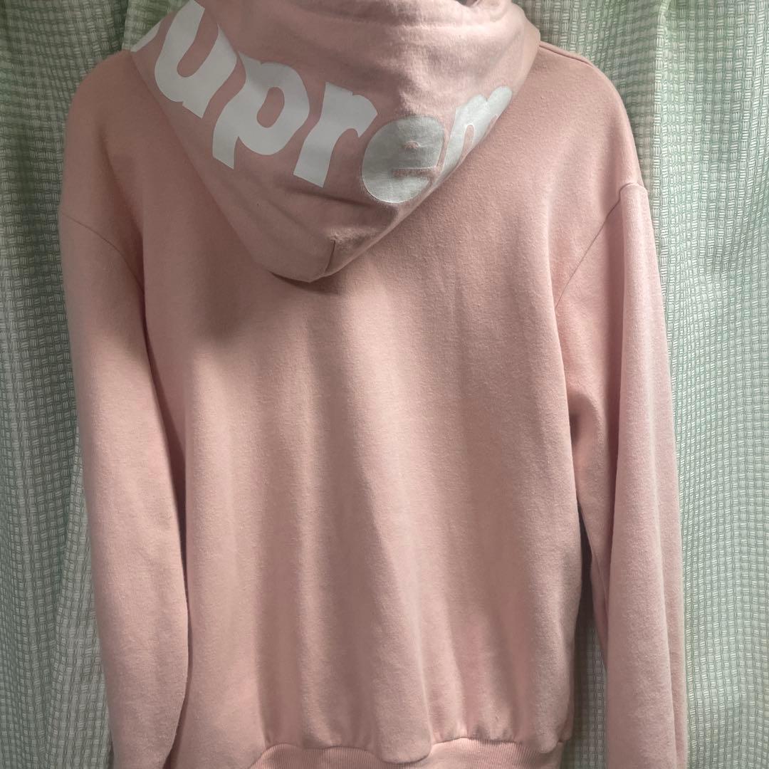 Supreme ピンク フルジップパーカー