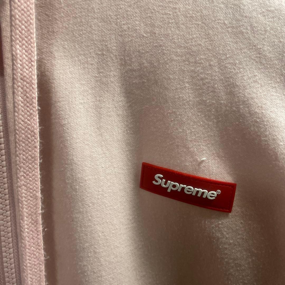 Supreme ピンク フルジップパーカー