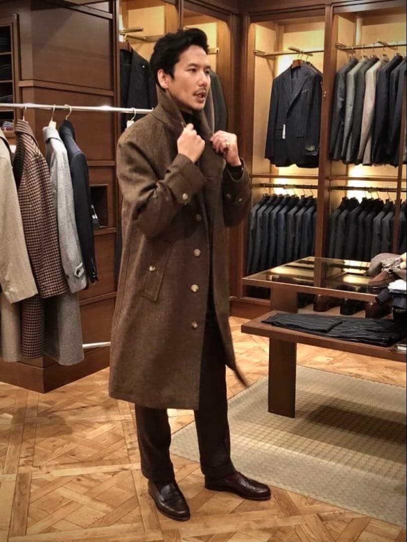 極美品 Beams F別注 Grenfell グレンフェル キャンベル コート