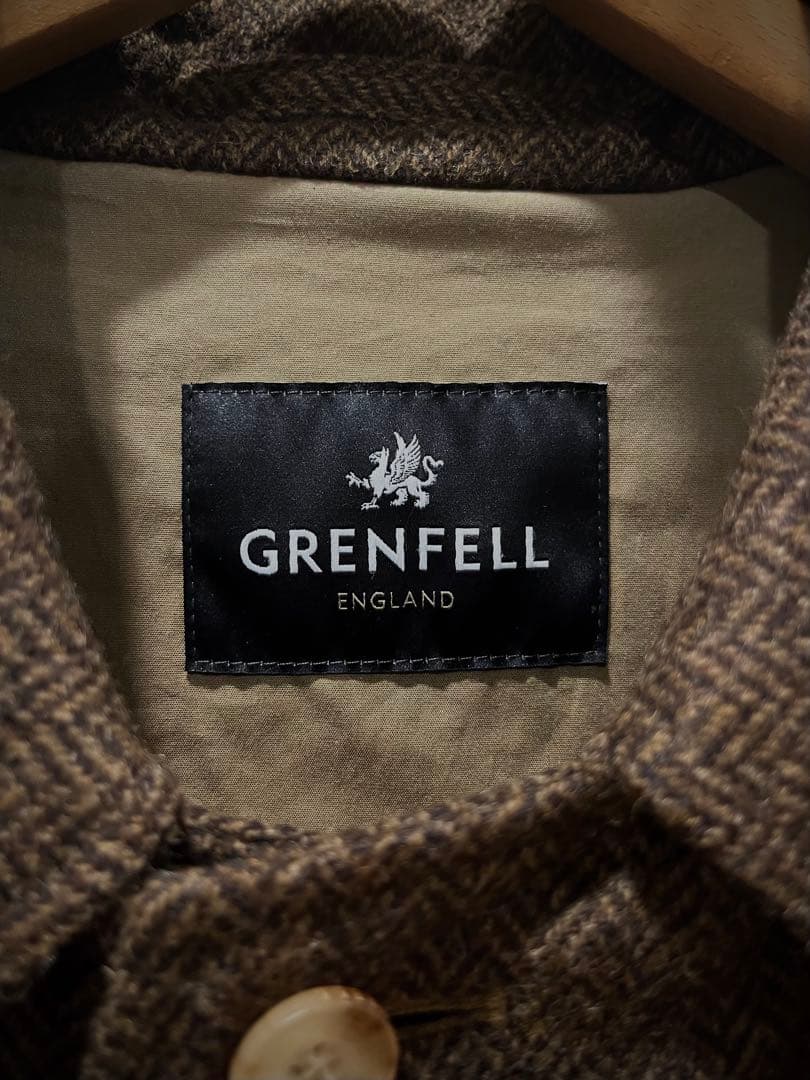 極美品 Beams F別注 Grenfell グレンフェル キャンベル コート