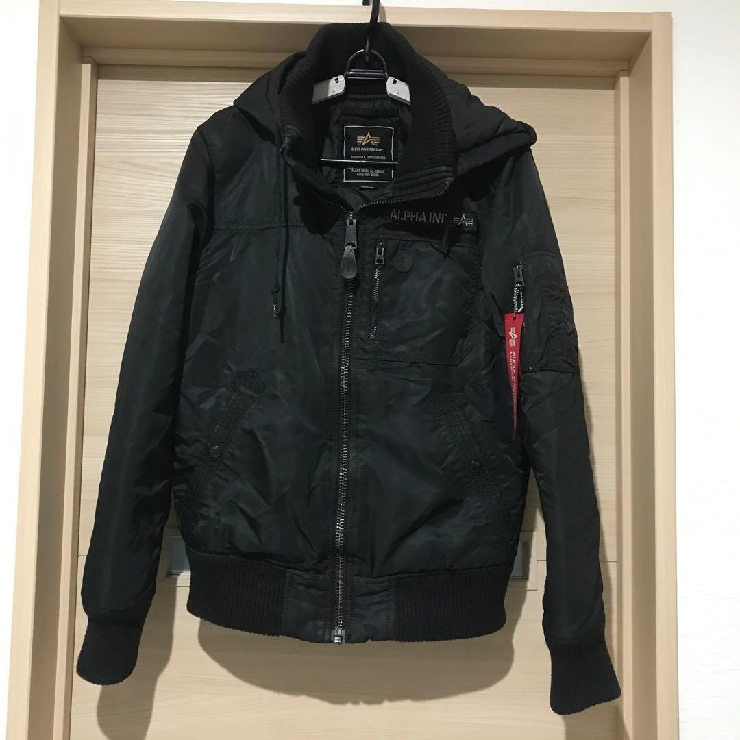 ALPHA INDUSTRIES ブラック フライト ジャケット M
