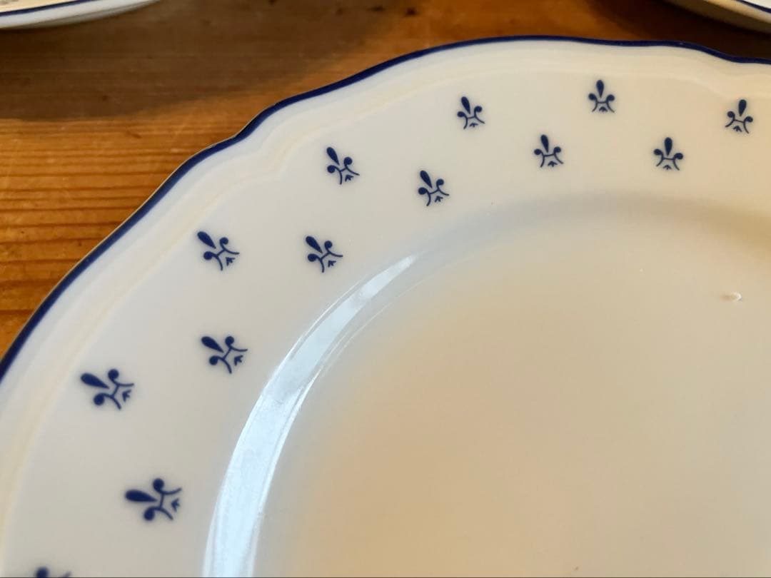 ジノリ　アンティコロイヤルブルー　17プレート×5