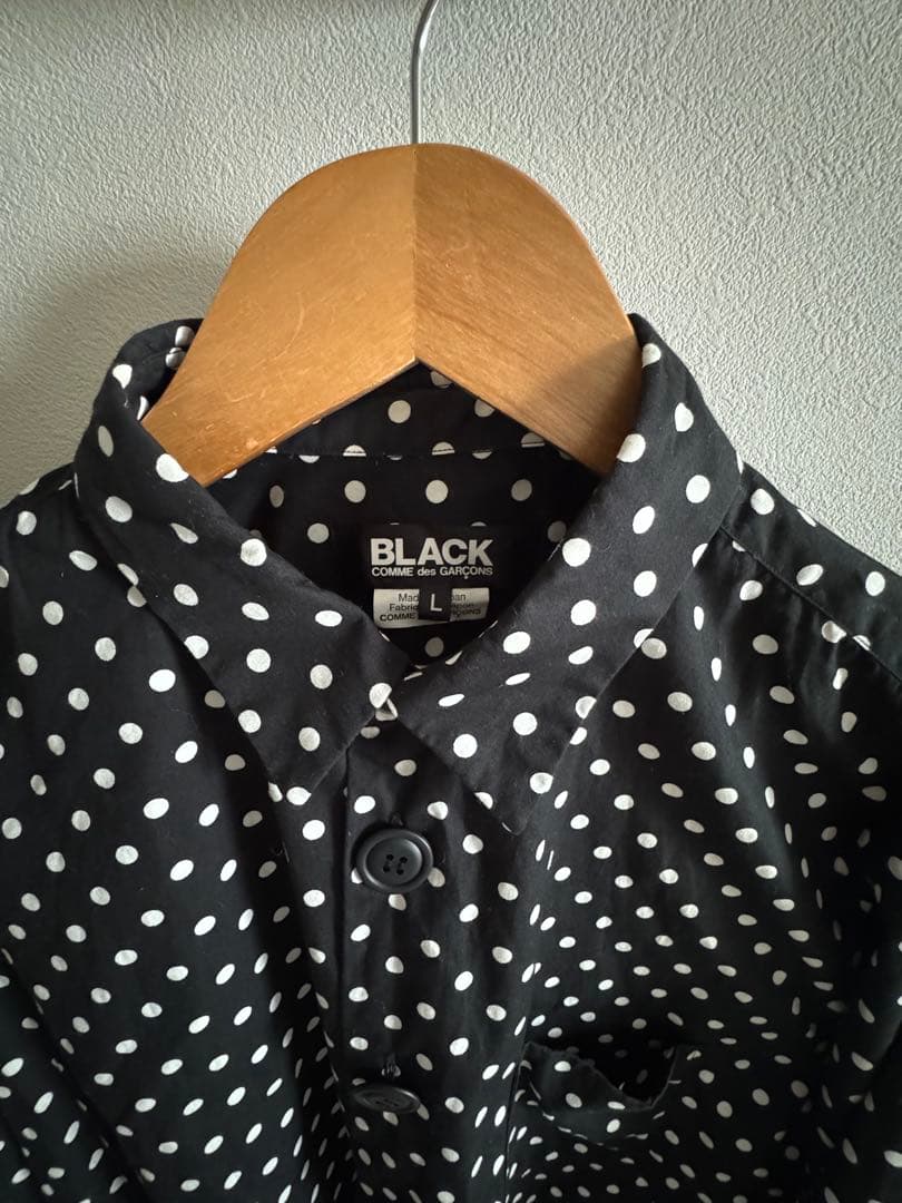 み*う様 14SS BLACK COMME des GARCONS ドットシャツ