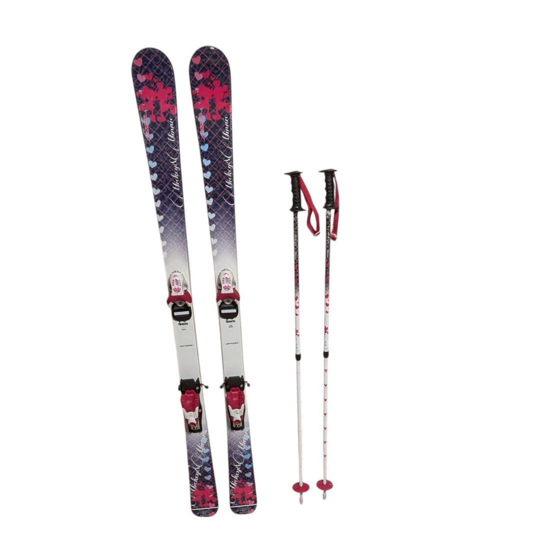 ミッキー ミニー ♡ Hart ジュニアスキー 138cm 3点セット