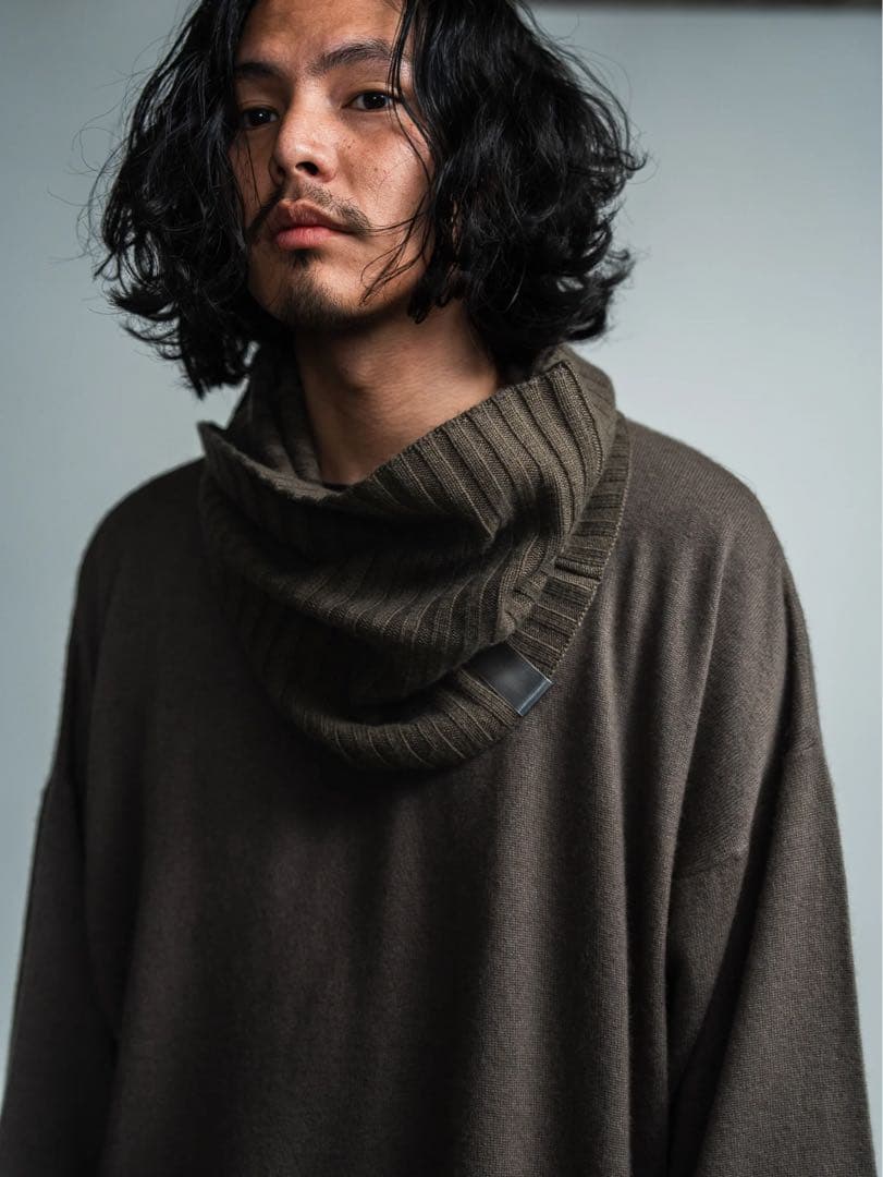 PRY / Cashmere Double Wrap Snood【taupe】
