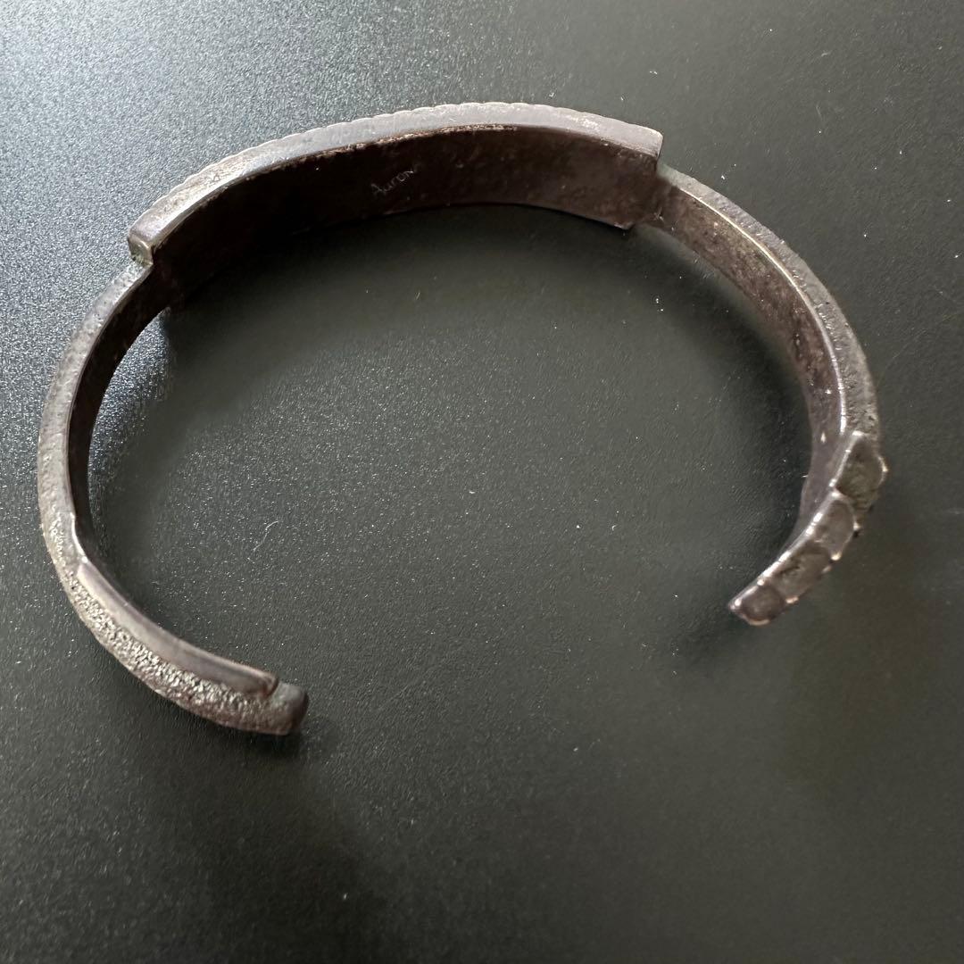 【美品】Navajo Aaron Anderson アローバングル