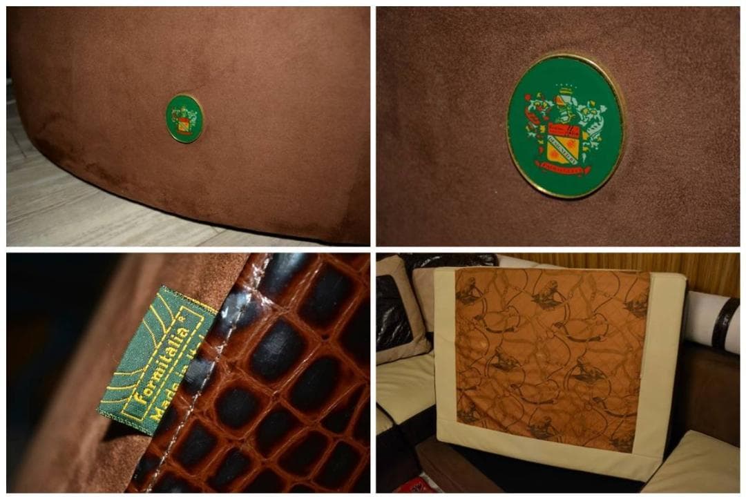 n494 ハイブランド イタリア家具 Formitalia/GUCCI ソファ