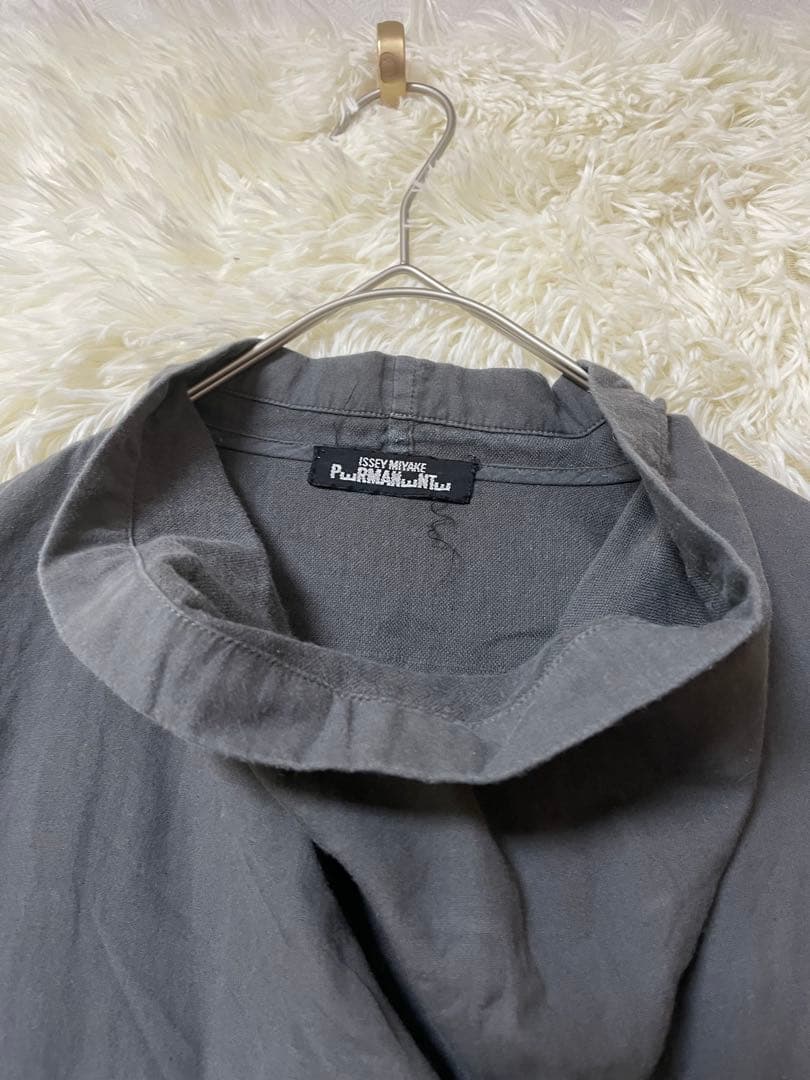 ISSEY MIYAKE イッセイミヤケ カジュアルシャツ　M コットン100%