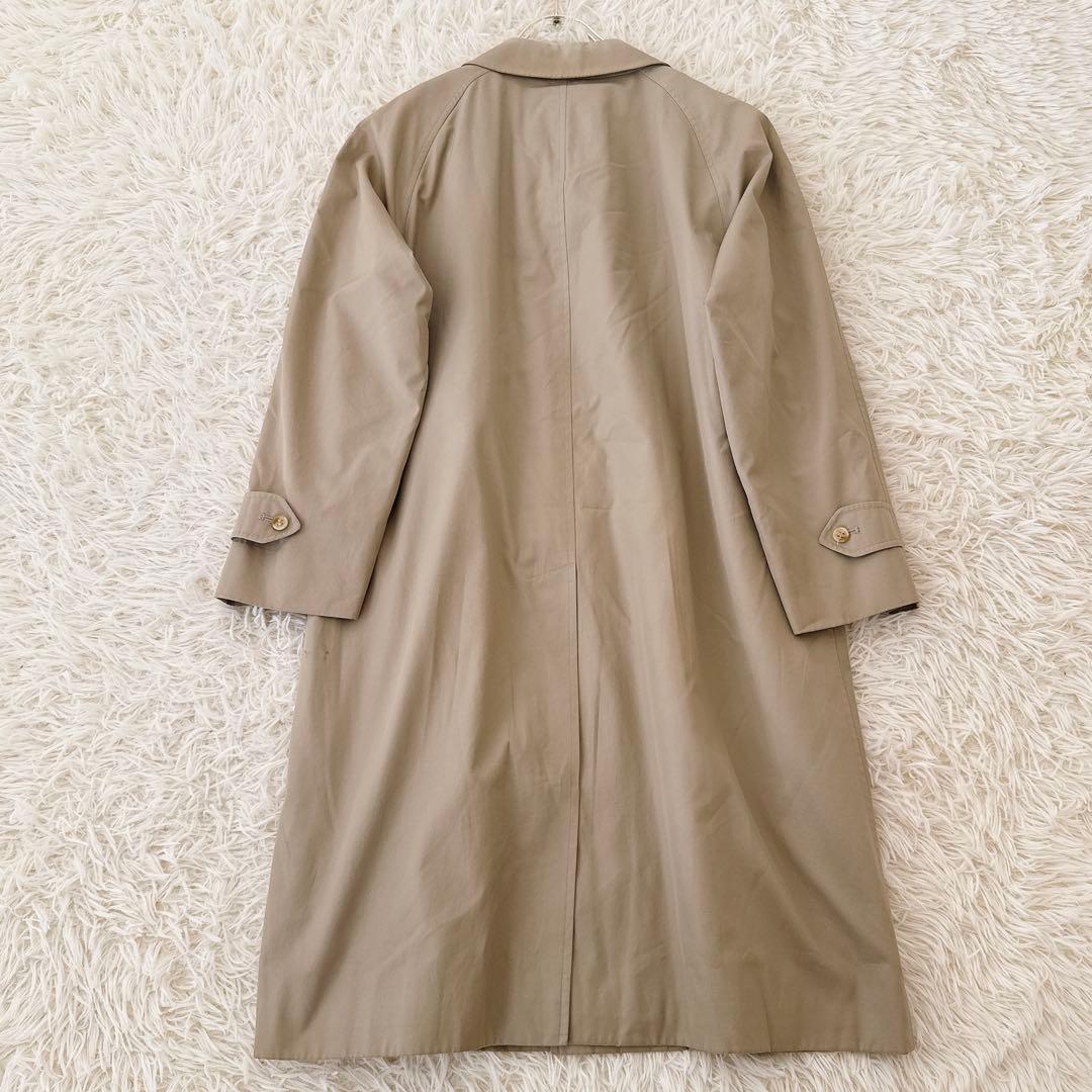 人気 L相当!!バーバリー ウールライナー ステンカラーコート ロング ベージュ
