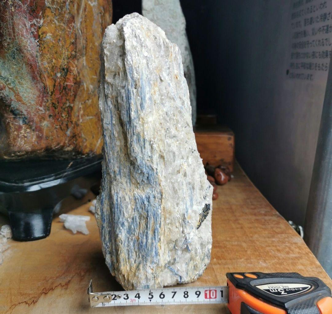 カイヤナイト　3.2キロ　鑑賞石　石 置物　オブジェ　インテリア