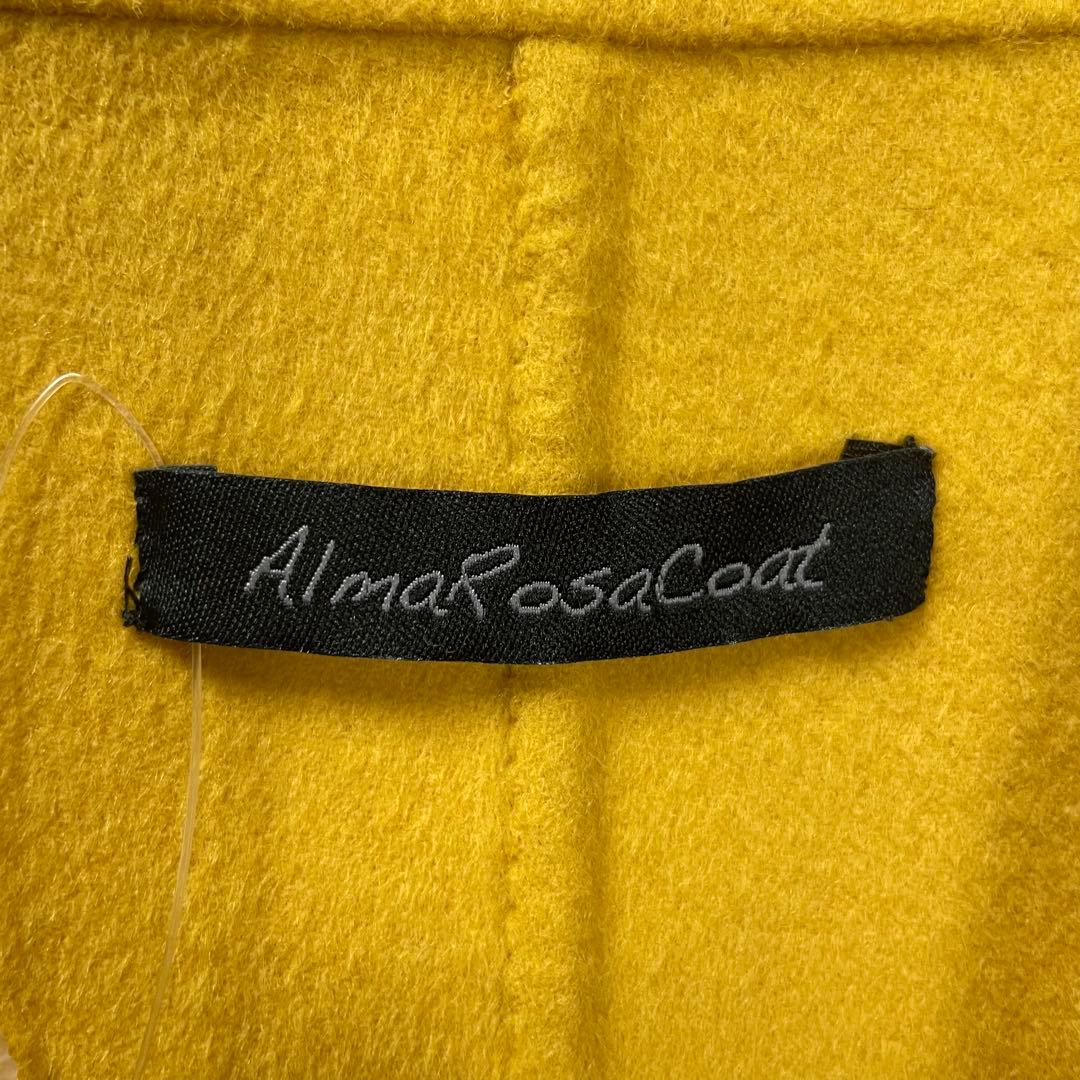 【新品・未使用】ALMA ROSA COAT★ロングコート　イエロー　42