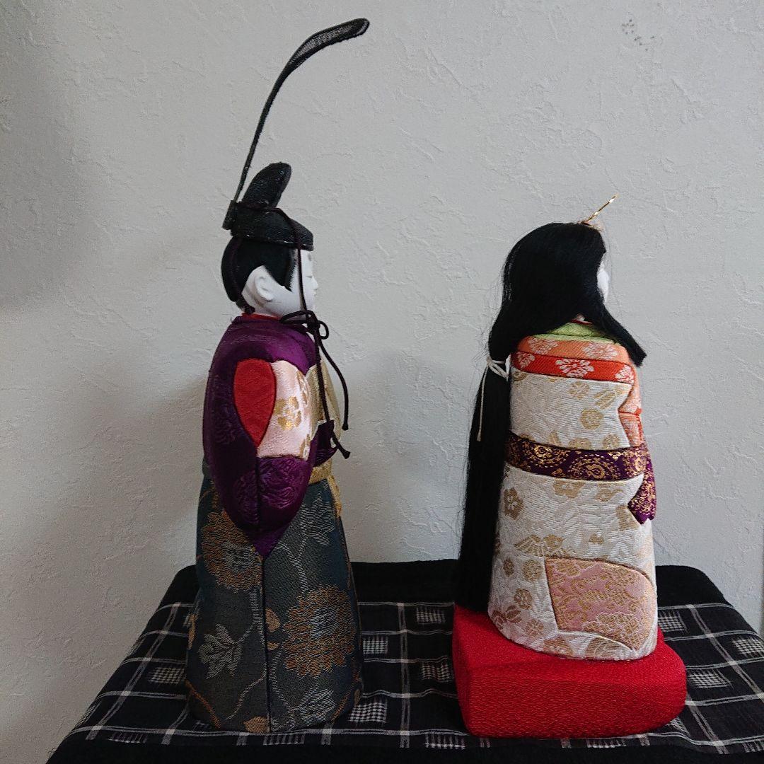 真多呂 木目込人形 雛人形 男雛 女雛 セット