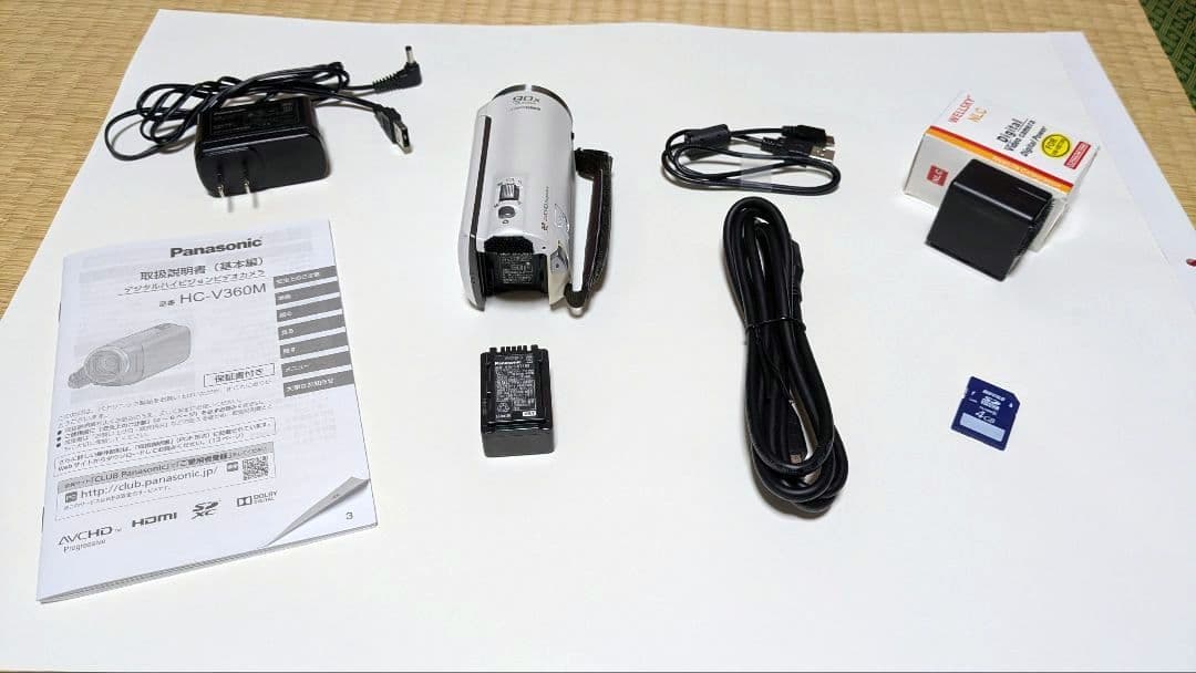 Panasonic HC-V360M ビデオカメラ 本体 中古品