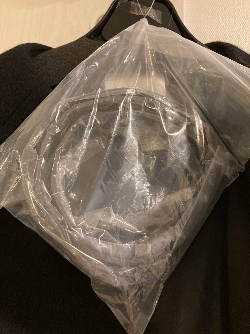 ELENDEEK エレンディーク クルーネックコクーンコート ブラック 02