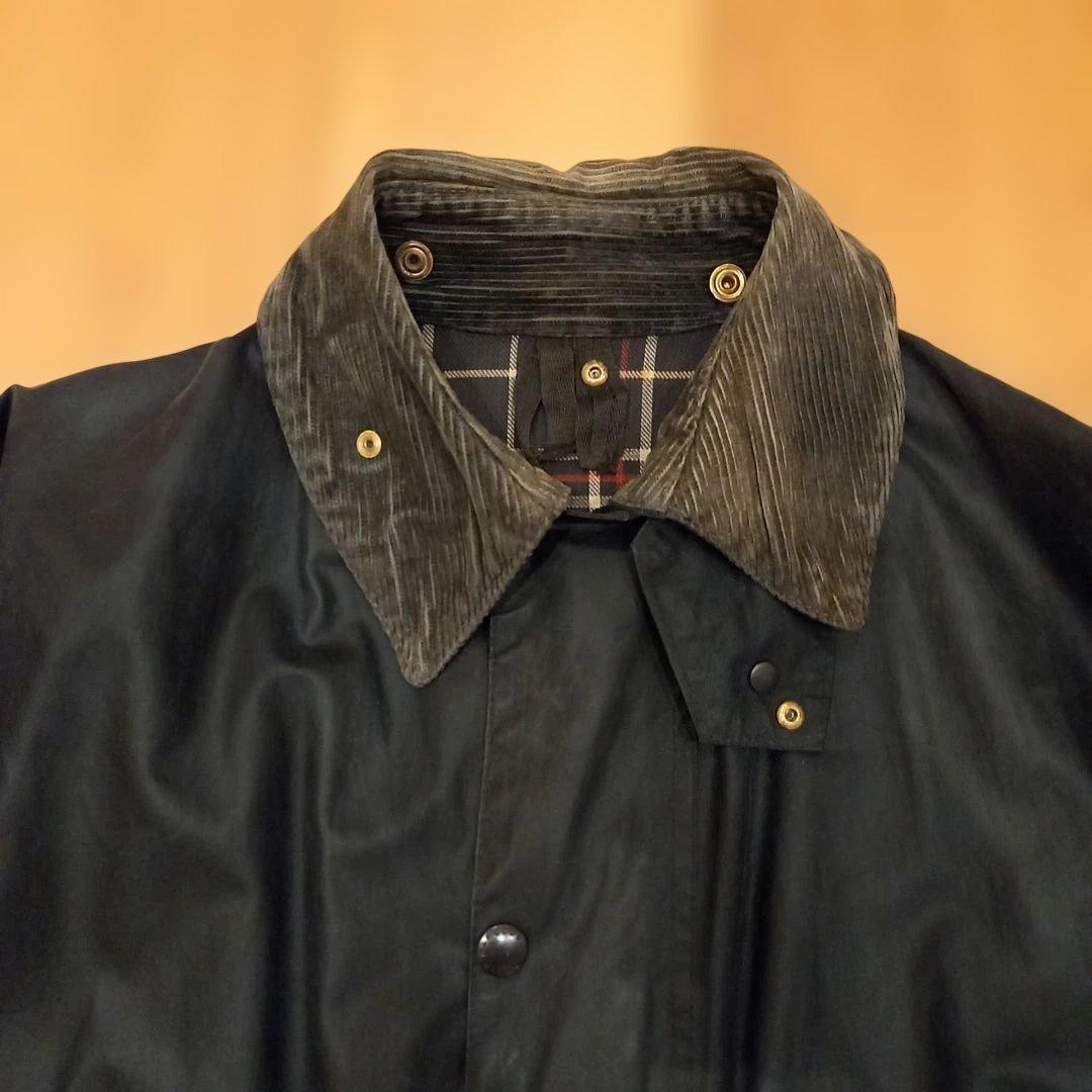 Barbour ボーダー　ブラック　C40