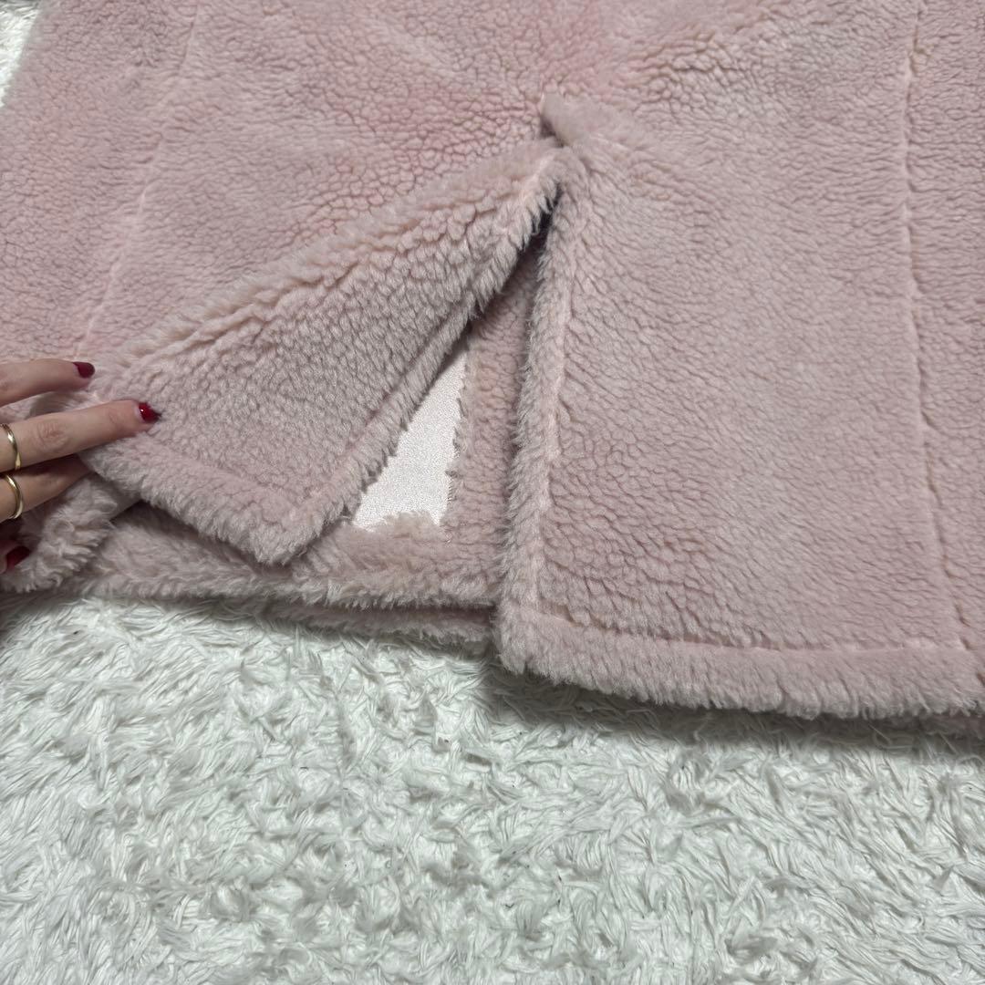 美品 Her lip to Fleur Shearling Boa Coat