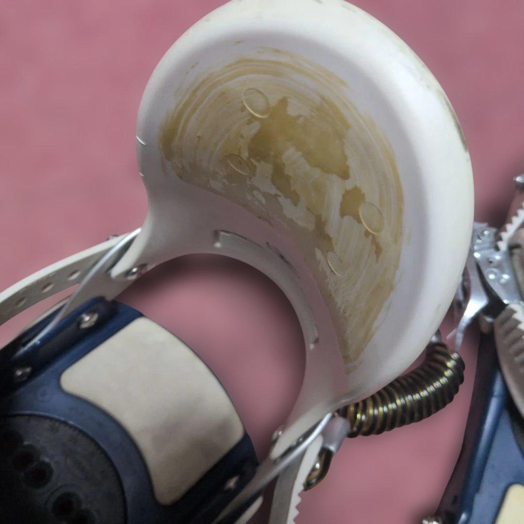 スノーボード ビンディング ホワイト/ブルー