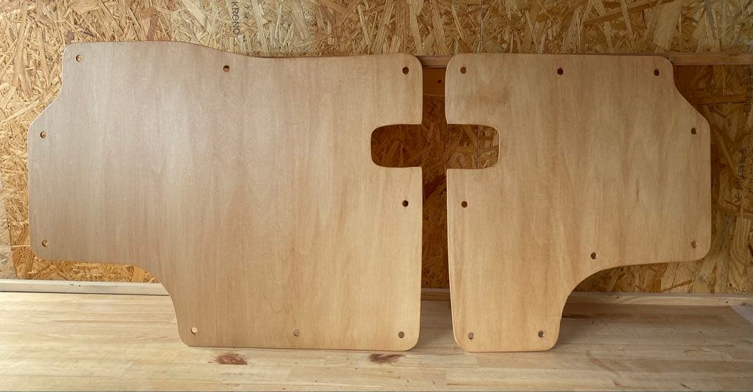 カングー2 バックドアパネル、テーブル用木目シート