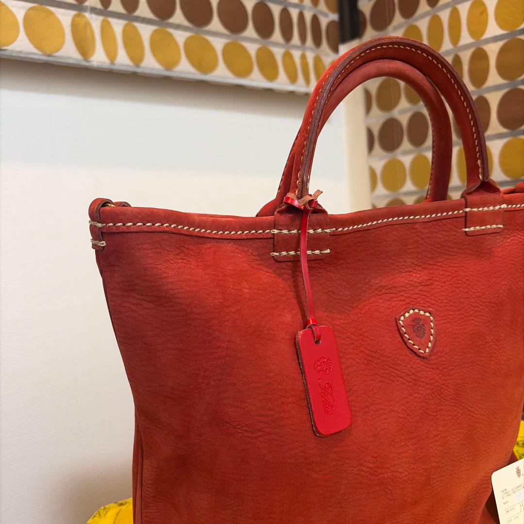 希少 未使用 保管品 Felisi フェリージ オールレザー ヌバッグ トート