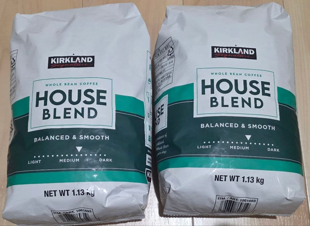 コストコ カークランド ハウスブレンド コーヒー豆 (豆) 1.13kg