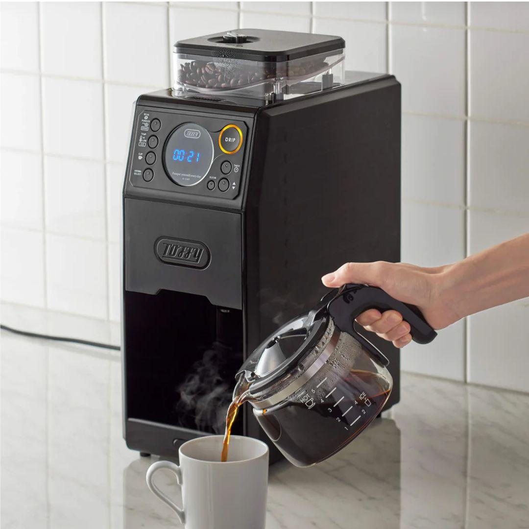 全自動ミル付カスタムドリップ式コーヒーメーカーToffy k-cm9