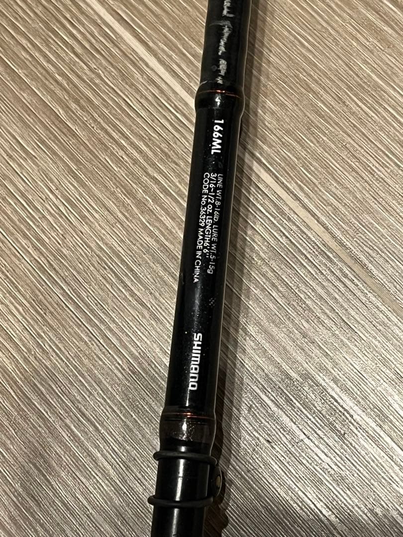 シマノ　ゾディアス　166ML バスロッド　ベイト