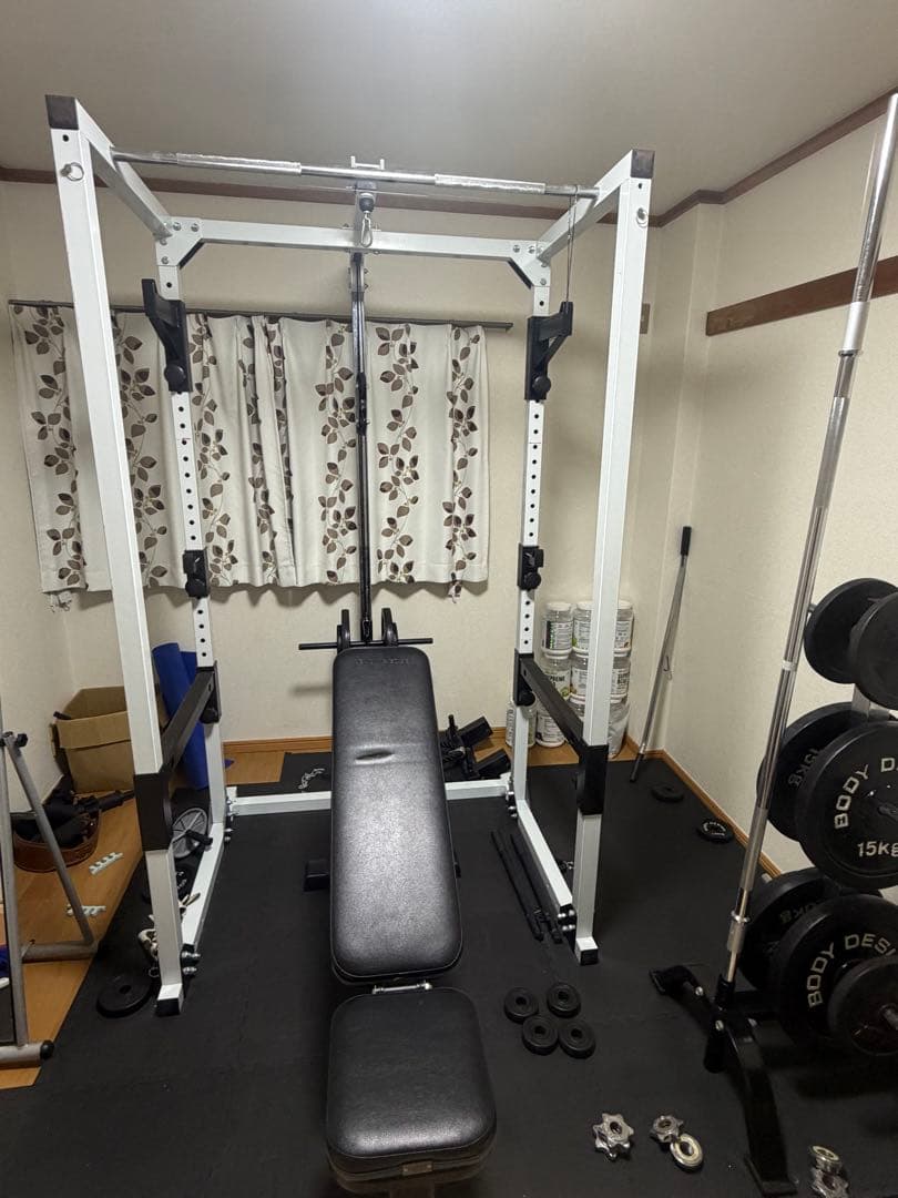 パワーラック　ホームジム　トレーニングセット　ダイエット　ベンチプレス