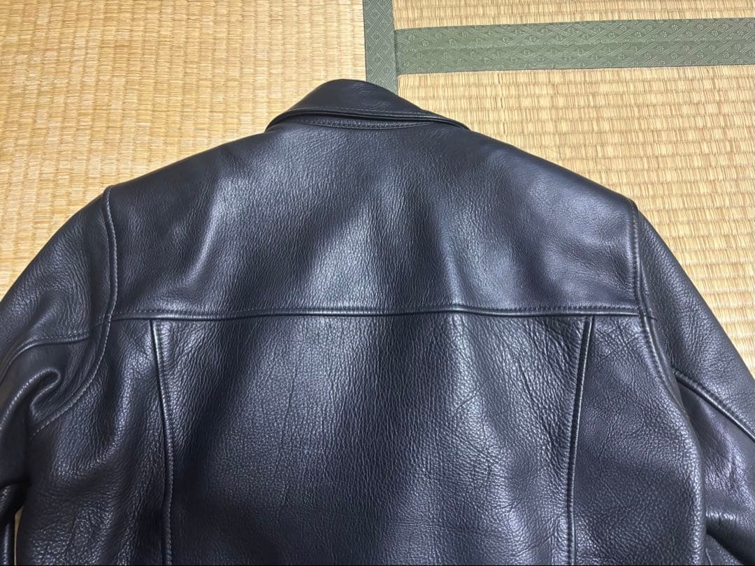 PAIR SLOPE ディアスキンライダースジャケット M