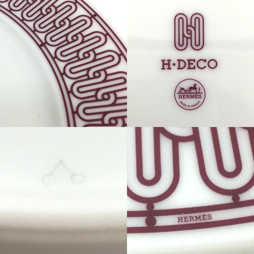 セール エルメス アッシュデコ ルージュ デザートプレート ペア aq6928