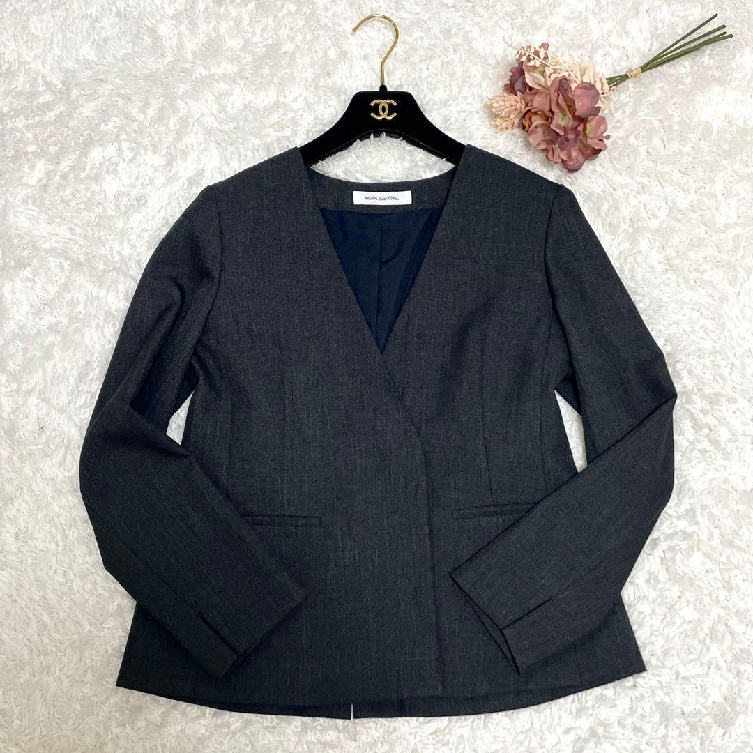 極美品✨NATURAL BEAUTY BASIC セットアップ スーツ ML