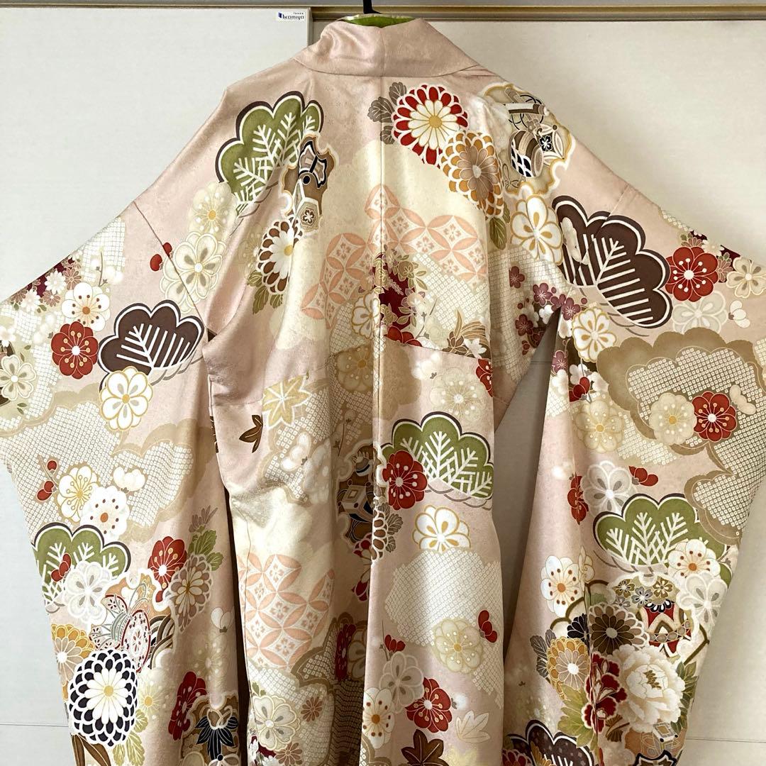 正絹♡振袖フルセット　淡いピンク　成人式