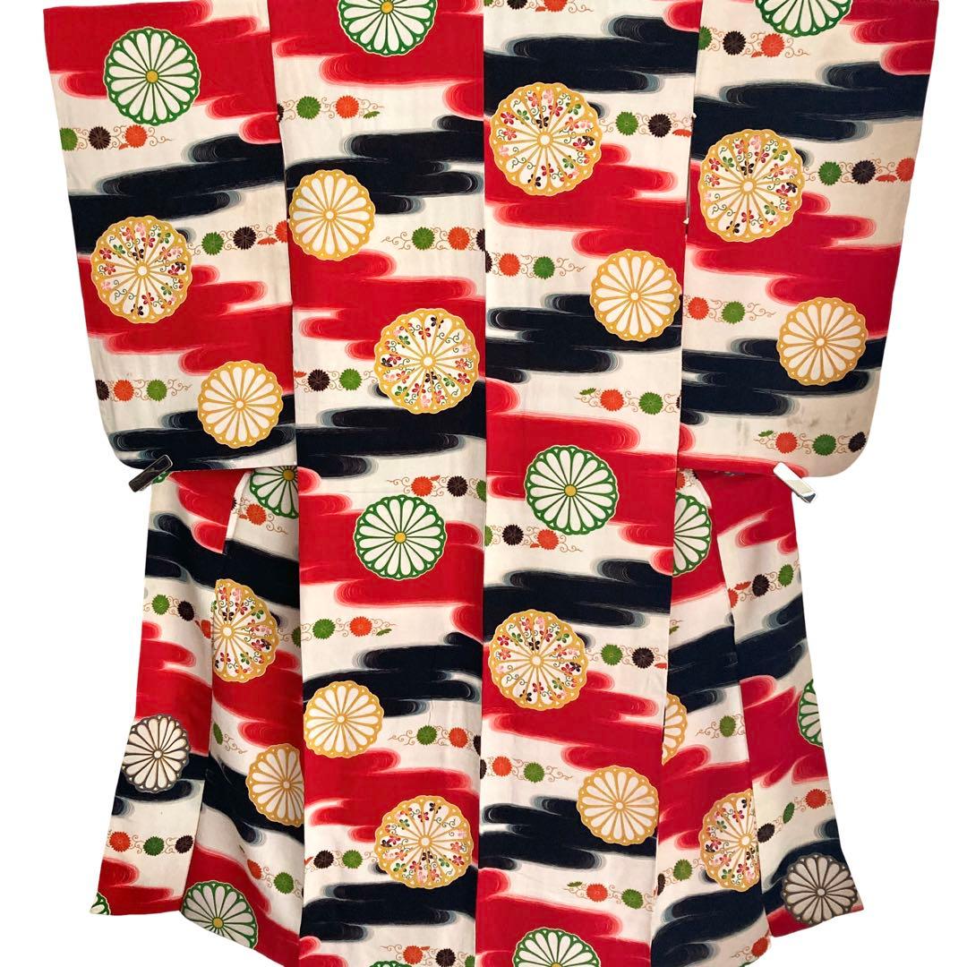 ★ a.です★アンティーク　ジュニア　子供着物　大正ロマン　NO22