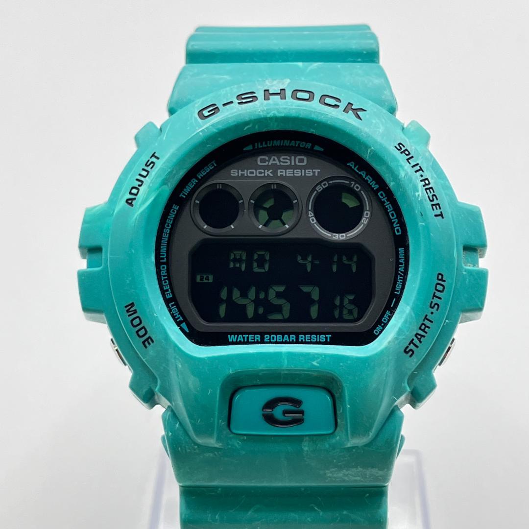 美品 CASIO G-SHOCK DW-6900WS-2JF 限定カラー メンズ