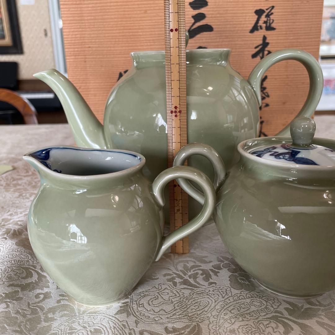 有田焼【源右衛門窯】　ティファニー源　三点揃