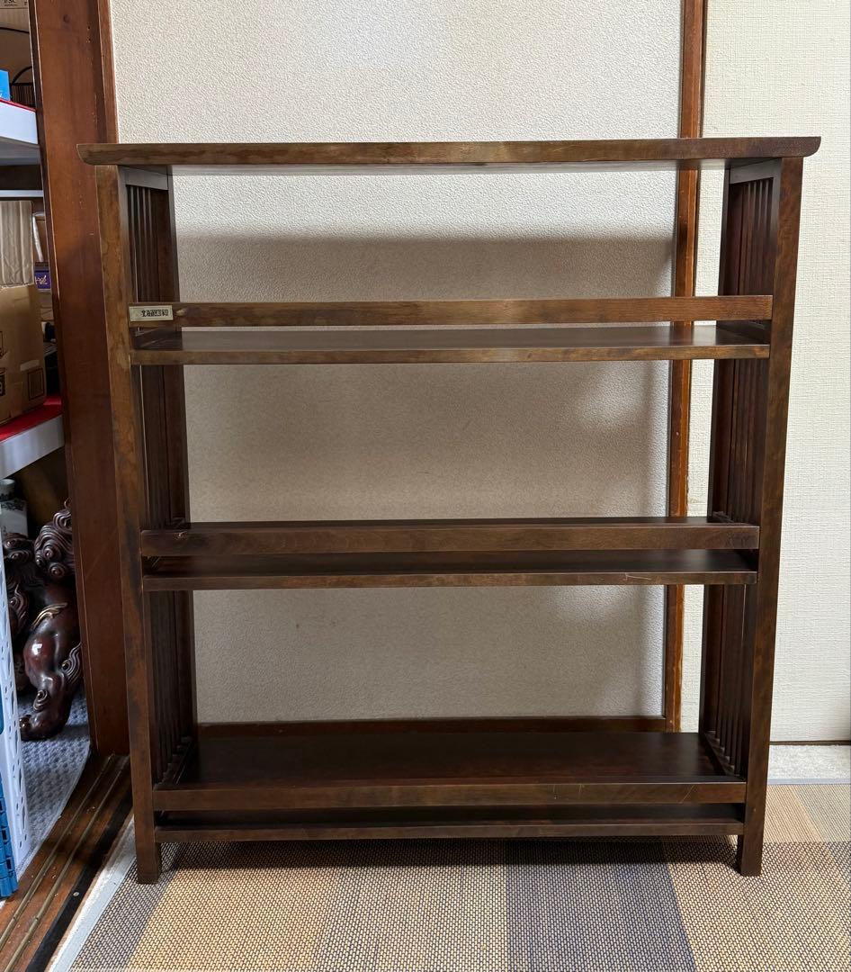 HOKKAIDOU 北海道民芸 本棚 書棚 飾棚 オープン 送料込み250701