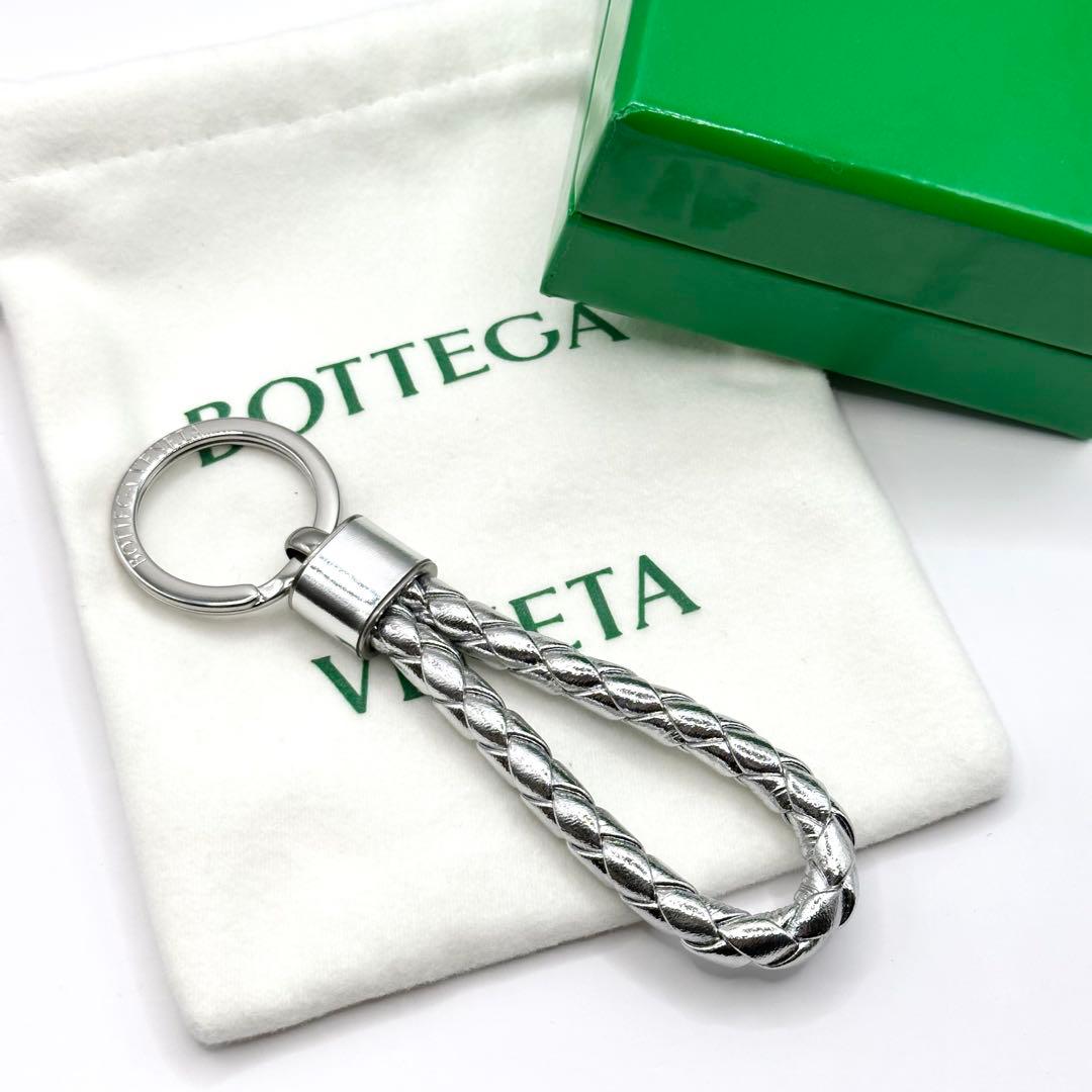 【新品未使用】BOTTEGA VENETA キーリング　キーホルダー レザー