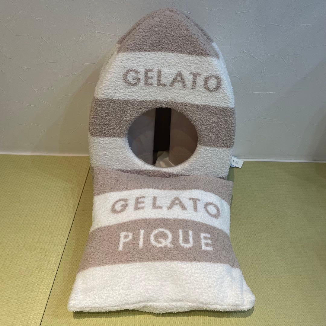 GELATO PIQUE 犬用ハウス ストライプ