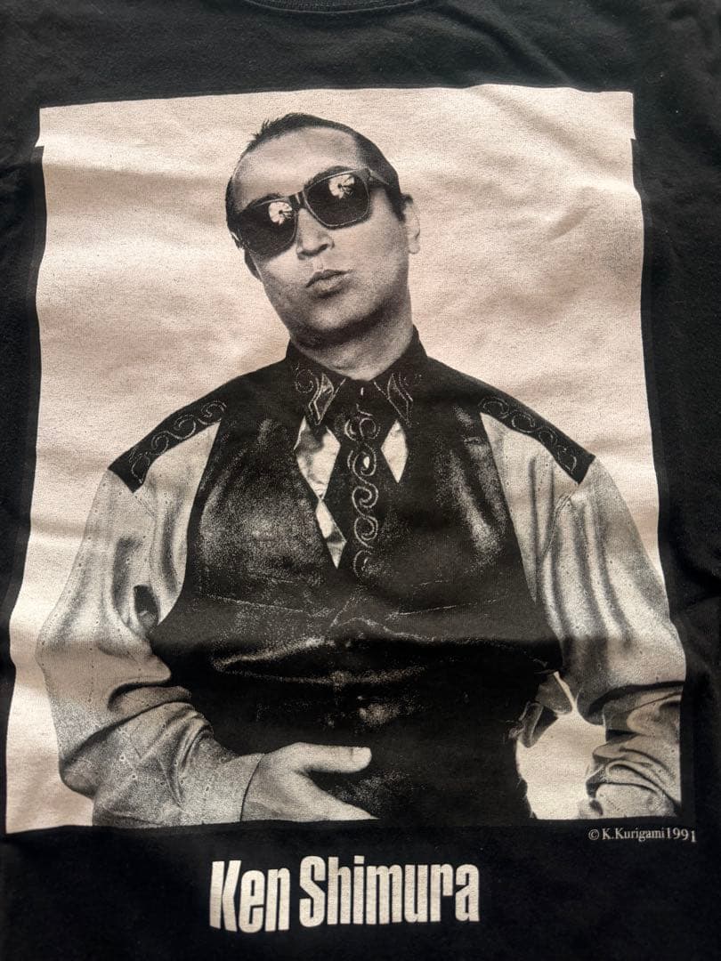 志村けん Ken Shimura Tシャツ ブラック L