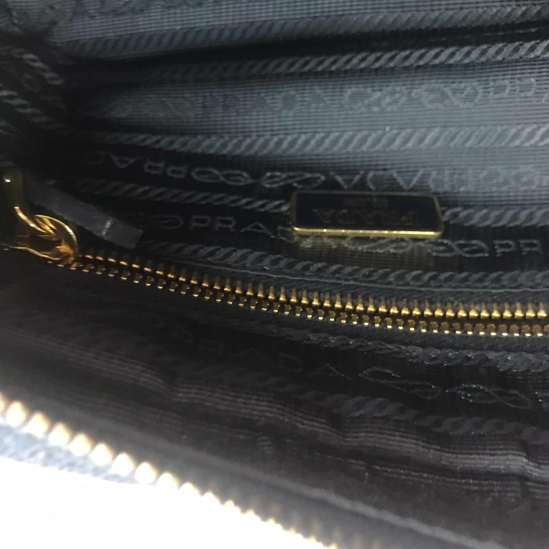 PRADA デニム ポーチ 化粧 メイク インディゴ