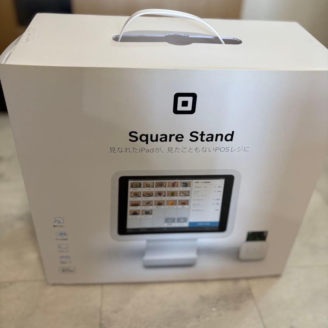 Square スタンド+mPOP(ドロワ一体型プリンター)ロール紙セット