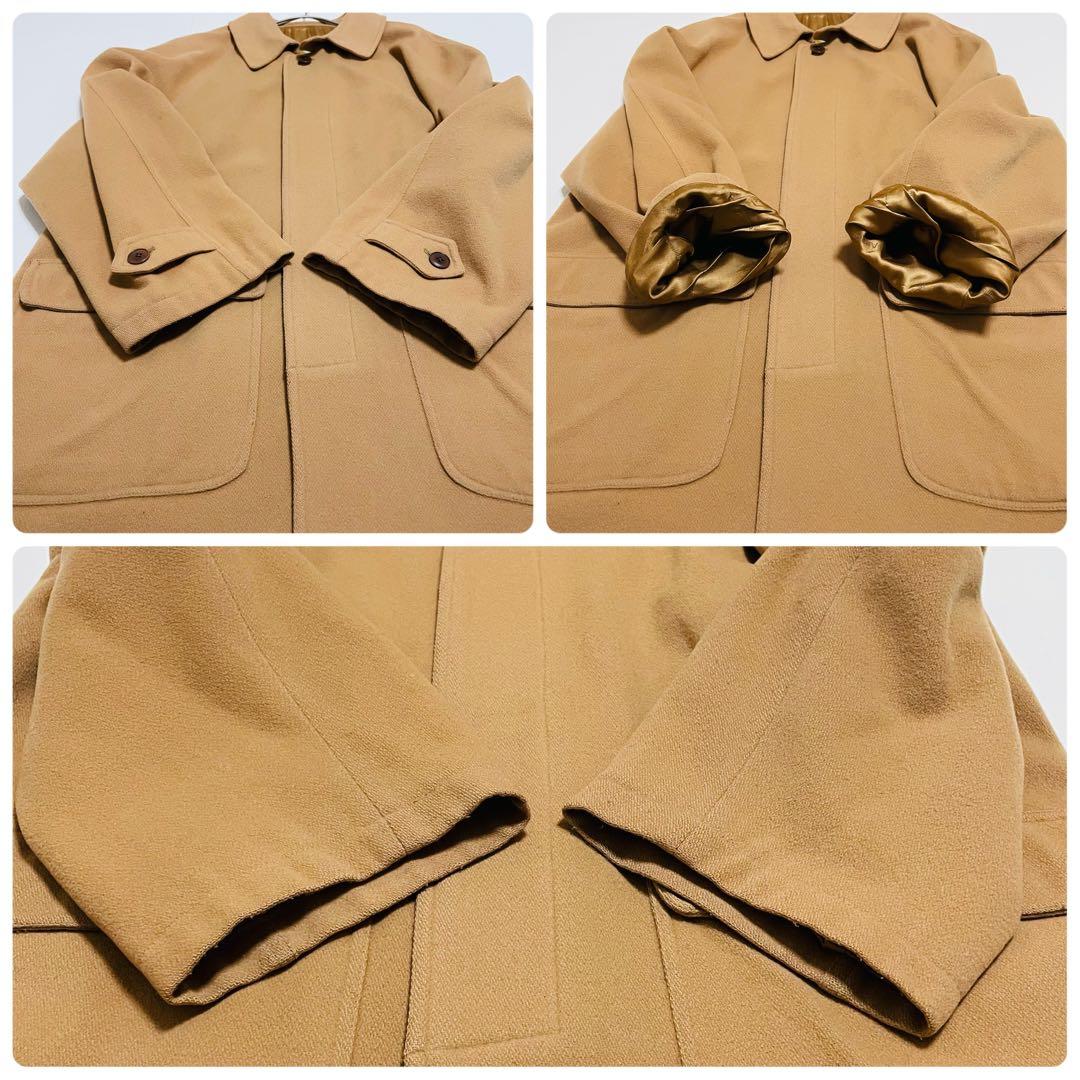 Aquascutum 英国製 ウールコート比翼 ステンカラー アクアスキュータム