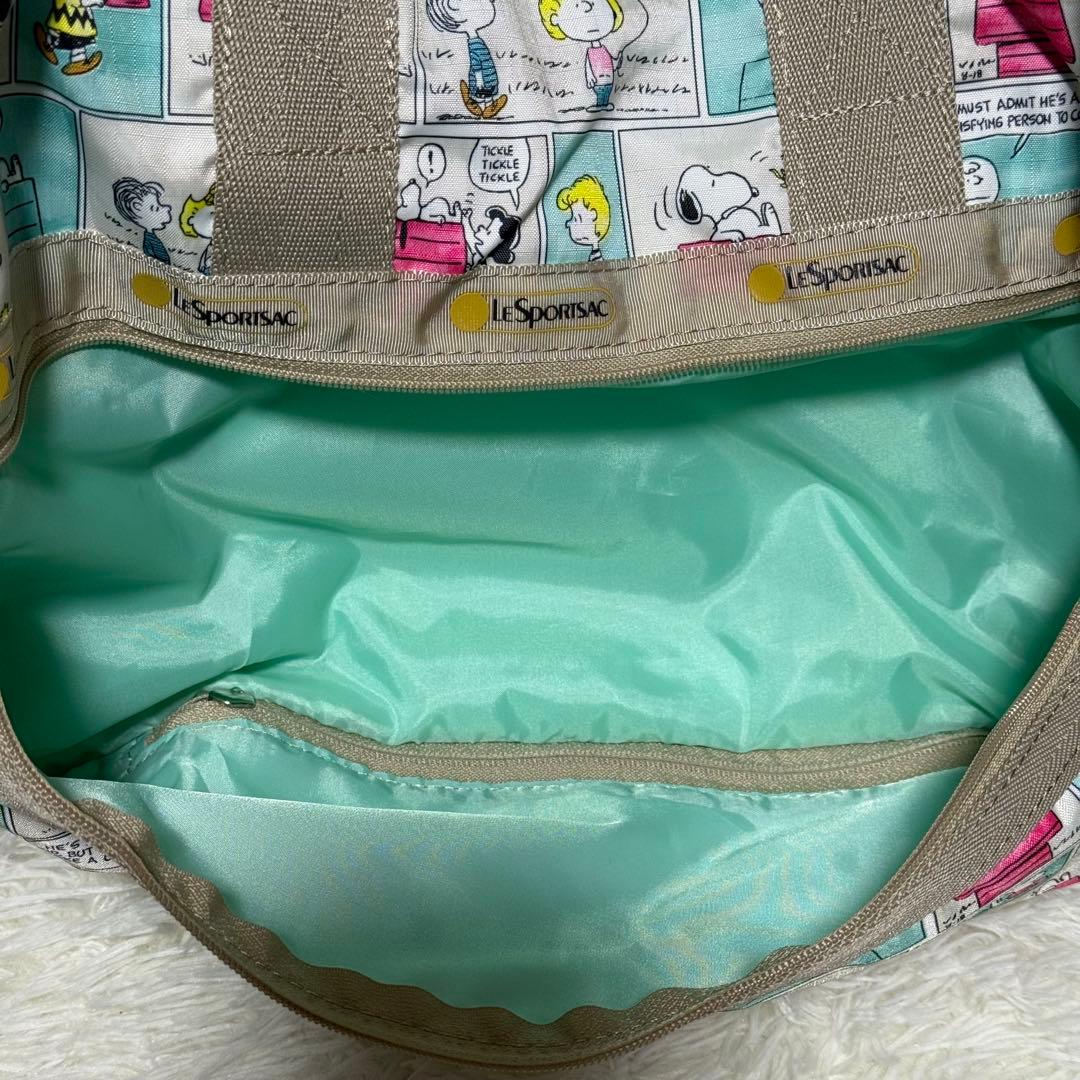 【✨新品同様✨】スヌーピー レスポートサック ボストンバッグ 旅行 ポーチ付き❣️