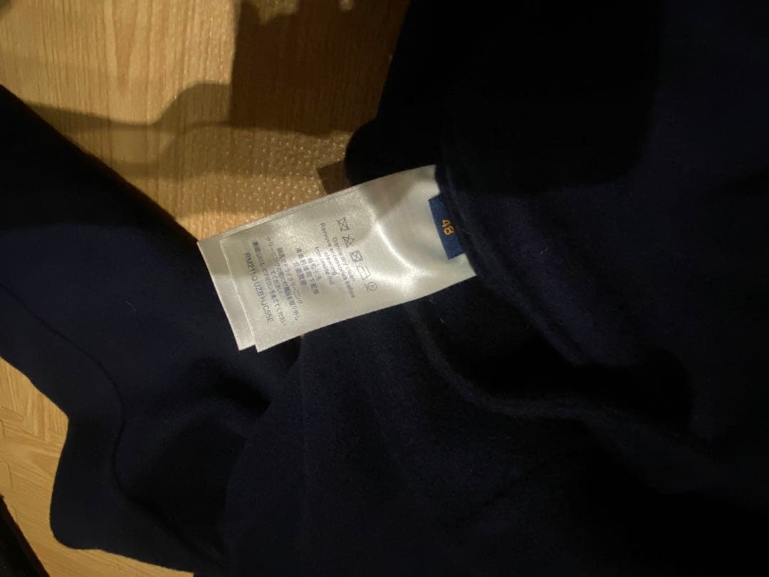 LOUIS VUITTON ルイヴィトン チェスターコート ネイビー