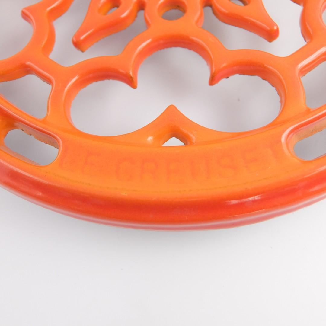 014　ル・クルーゼ　ラウンド・トリベット 鍋敷き 22cm