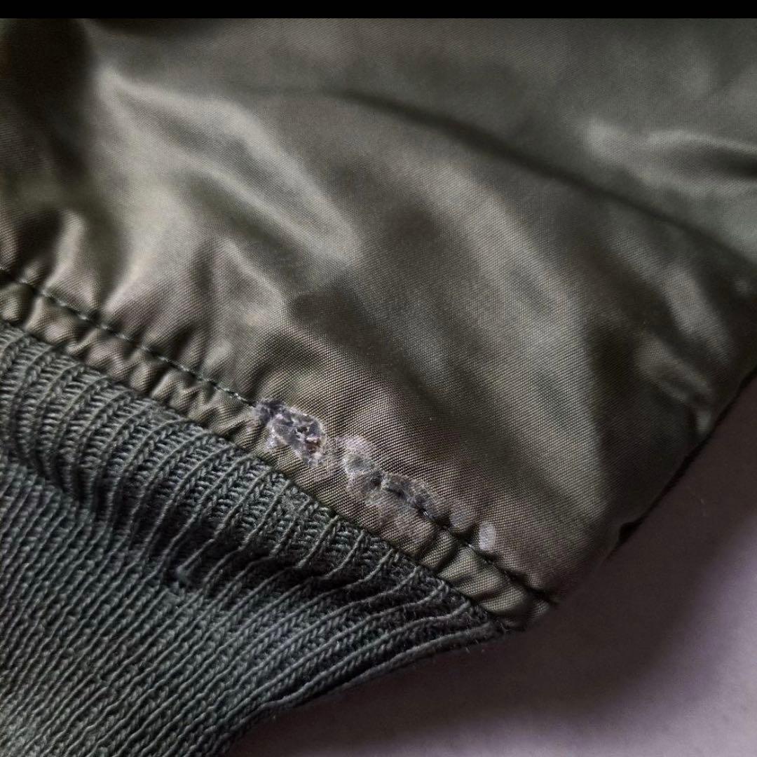 80s 90s USA製 ALPHA 3本線 IDEAL 民生品 ＭＡ-1