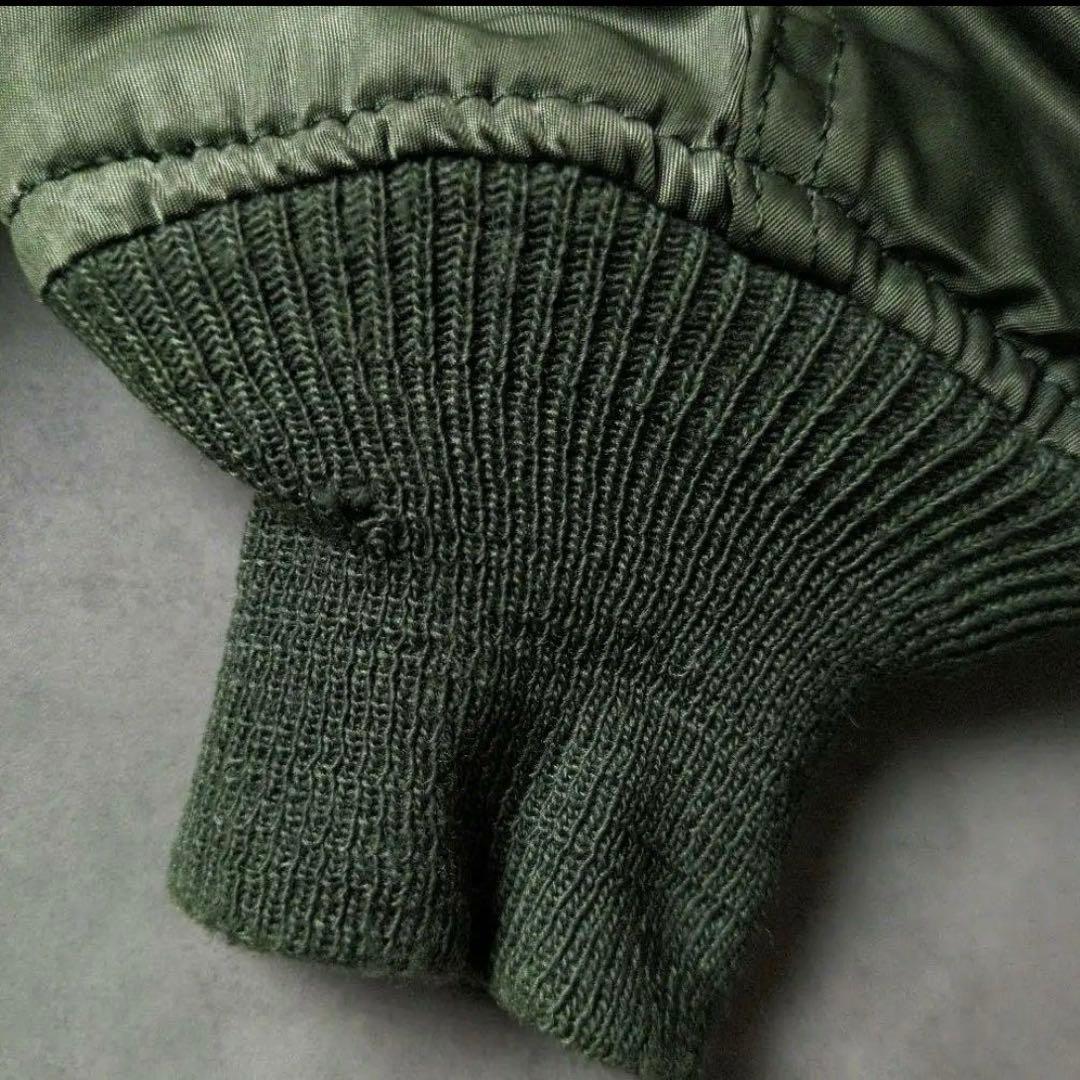 80s 90s USA製 ALPHA 3本線 IDEAL 民生品 ＭＡ-1