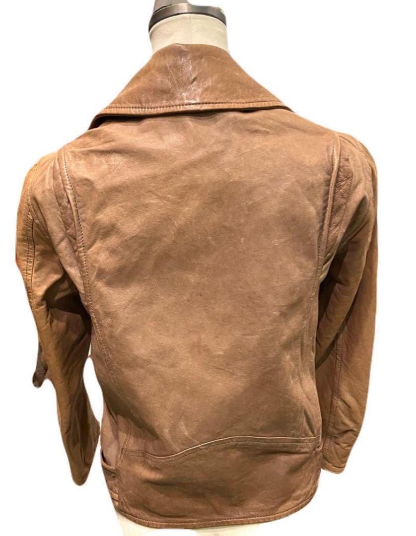 あちゃちゅむ　ムチャチャ　ラムレザー　ライダースジャケット　レディース　革ジャ