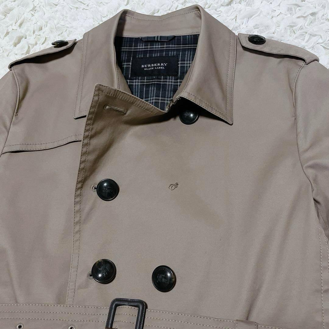 訳あり BURBERRY バーバリーブルーレーベル トレンチコート チェック