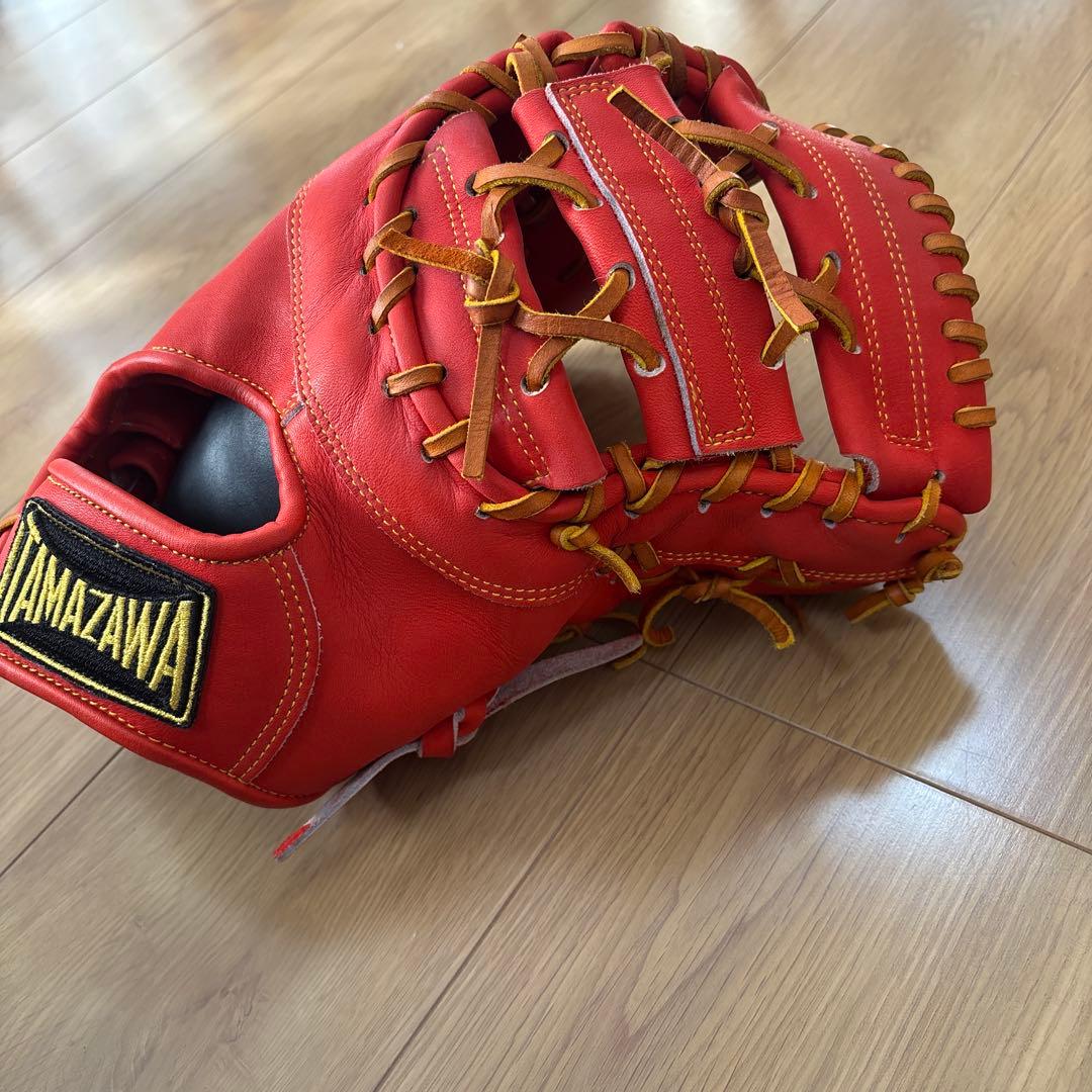 ジャイ　TAMAZAWA オレンジ 軟式ファーストミット